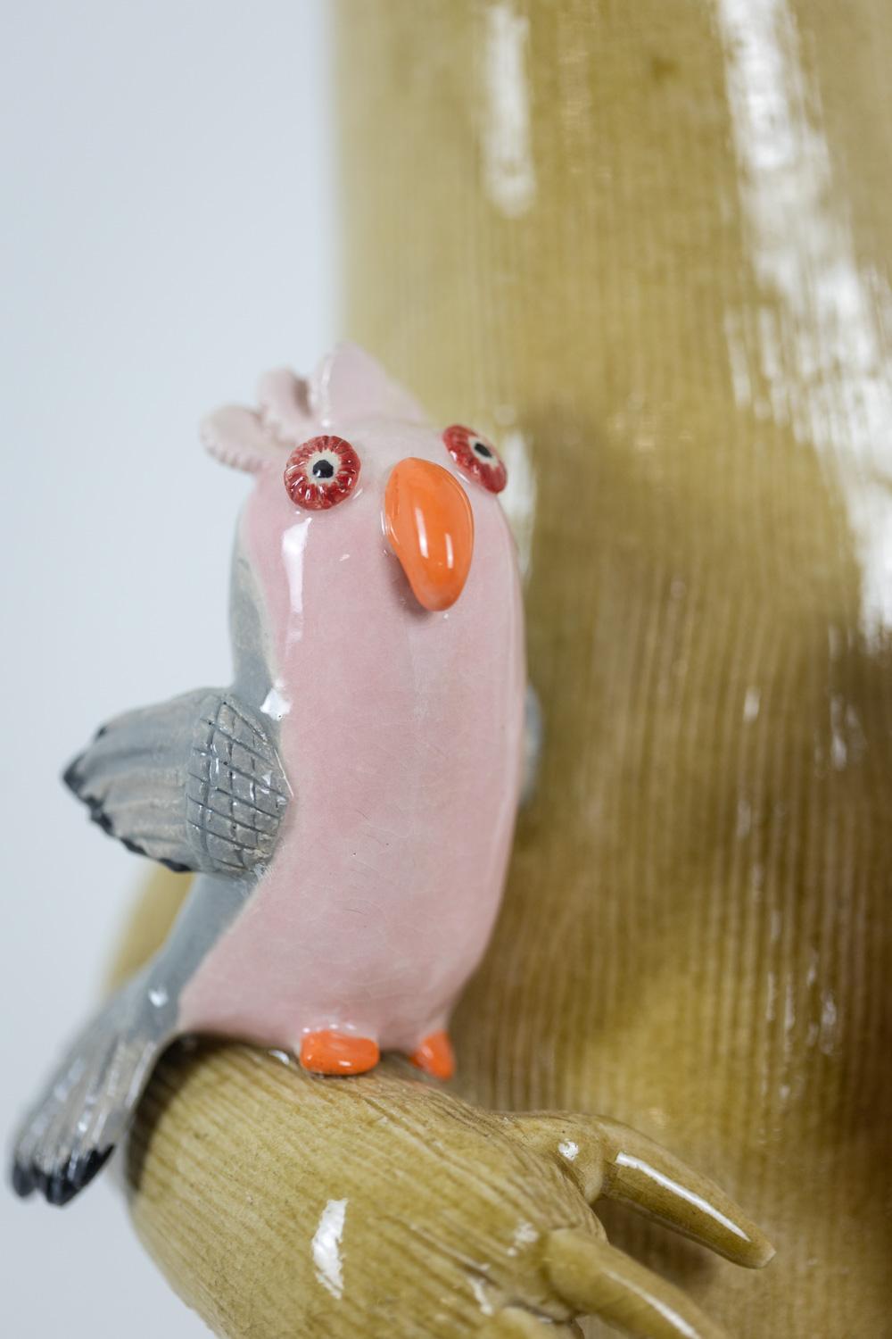 Valérie Courtet. Canguro de cerámica. Obra contemporánea. en venta 4