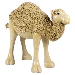 Valérie Courtet, Dromedar, Skulptur aus glasiertem Steingut