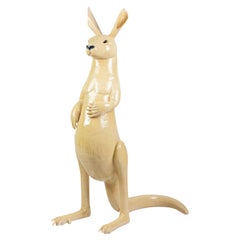Valérie Courtet, Kangaroo, Glazed Stoneware Sculpture