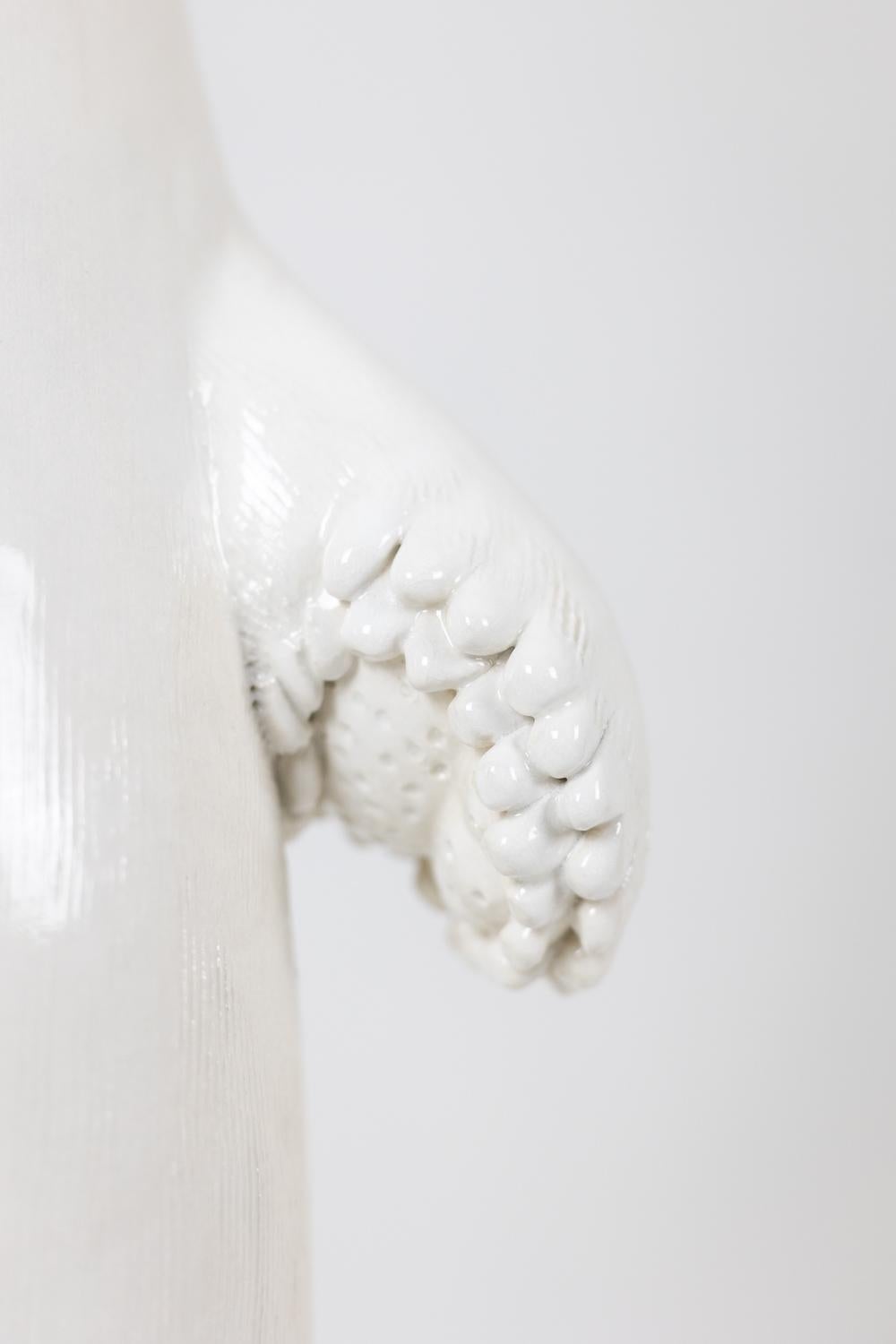 French Valérie Courtet. Standing polar bear. Contemporary work. For Sale