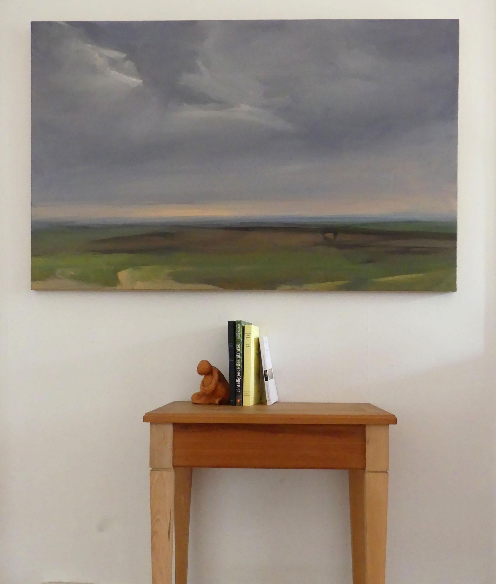 Souvenir de Castille par Valérie de Sarrieu - peinture contemporaine de paysage en vente 1