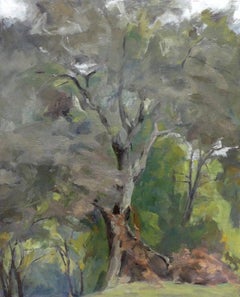 The Dead Branch by Valérie de Sarrieu - contemporary landscape painting