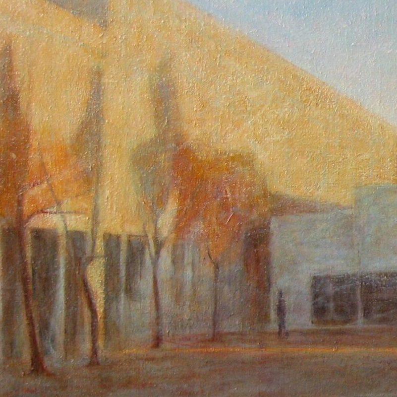 The Schoolboy von Valérie de Sarrieu - Öl auf leinwand malerei, landschaft im Angebot 3