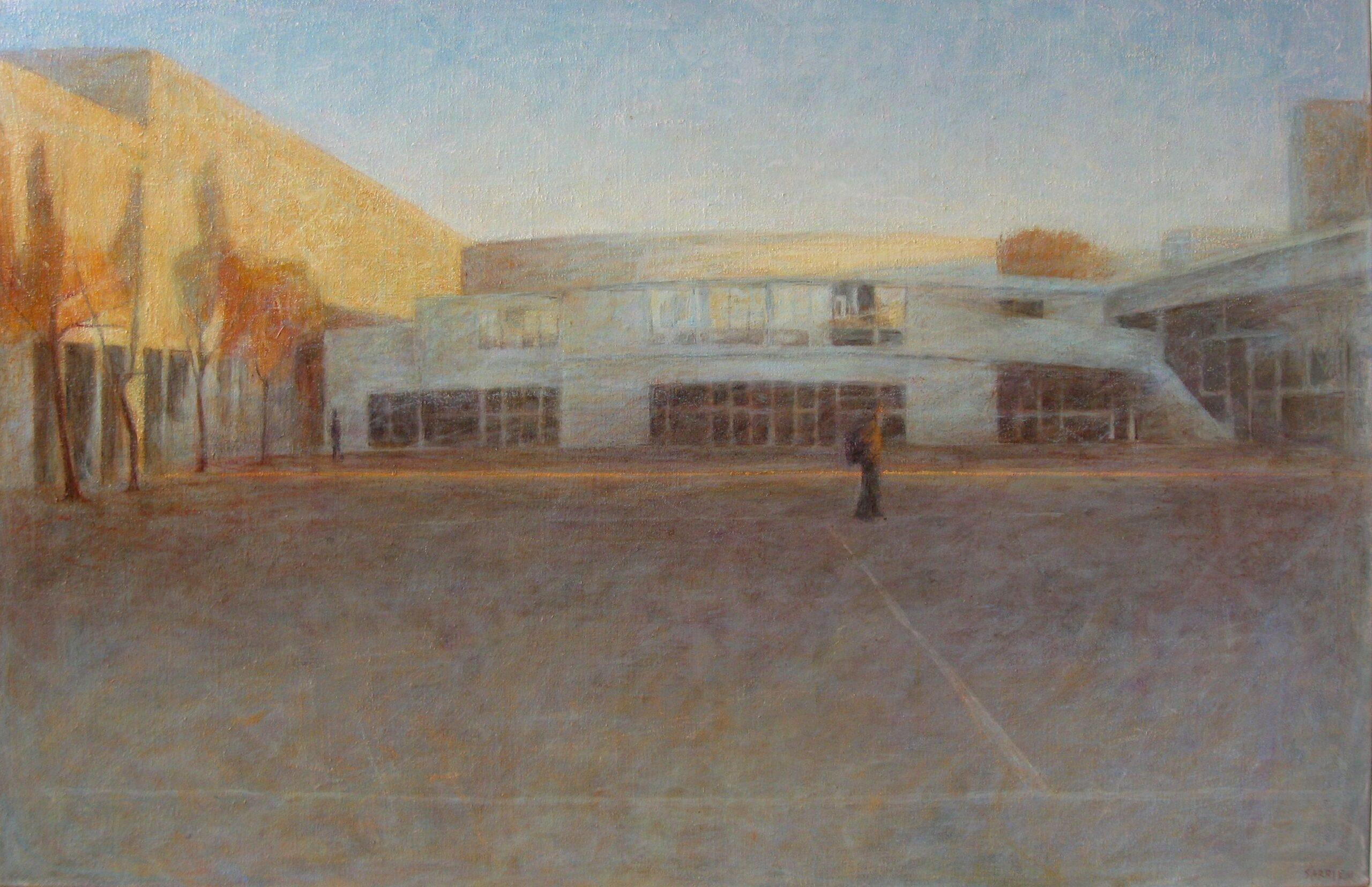 The Schoolboy von Valérie de Sarrieu - Öl auf leinwand malerei, landschaft