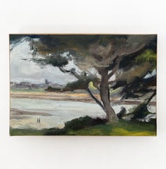 Trébeurden in the distance by Valérie de Sarrieu - Landscape painting, nature