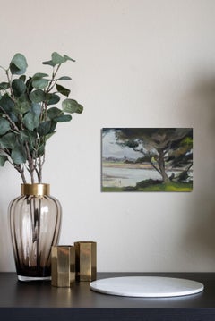 Trébeurden in the distance by Valérie de Sarrieu - Landscape painting, nature