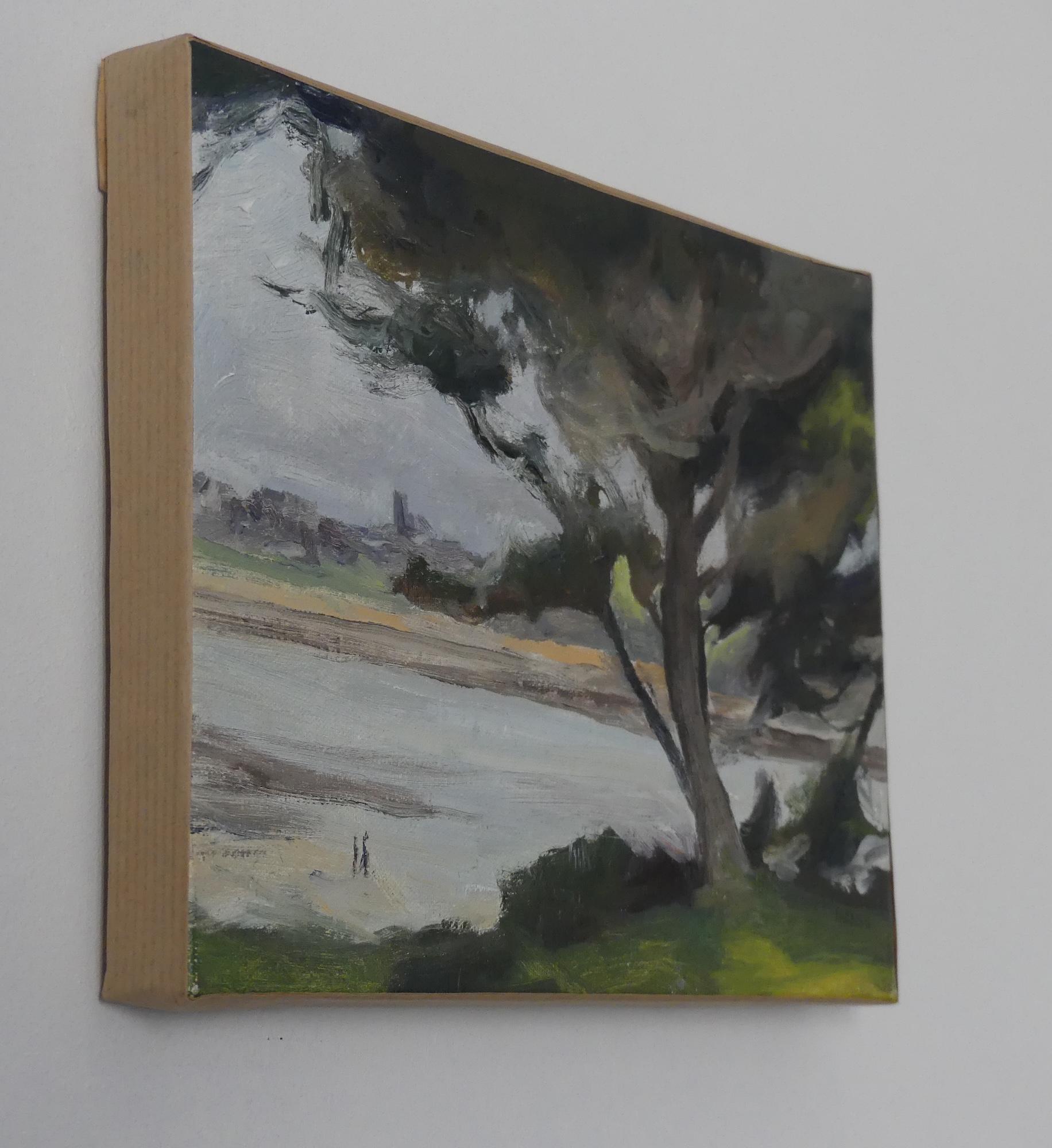 Trébeurden in the distance by Valérie de Sarrieu - Landscape painting, nature For Sale 2