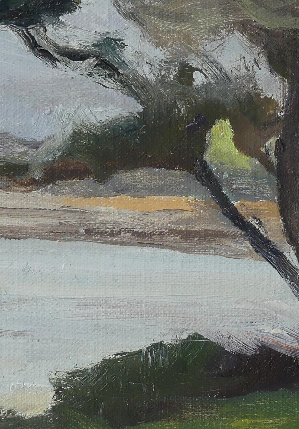 Trébeurden in the distance by Valérie de Sarrieu - Landscape painting, nature For Sale 6