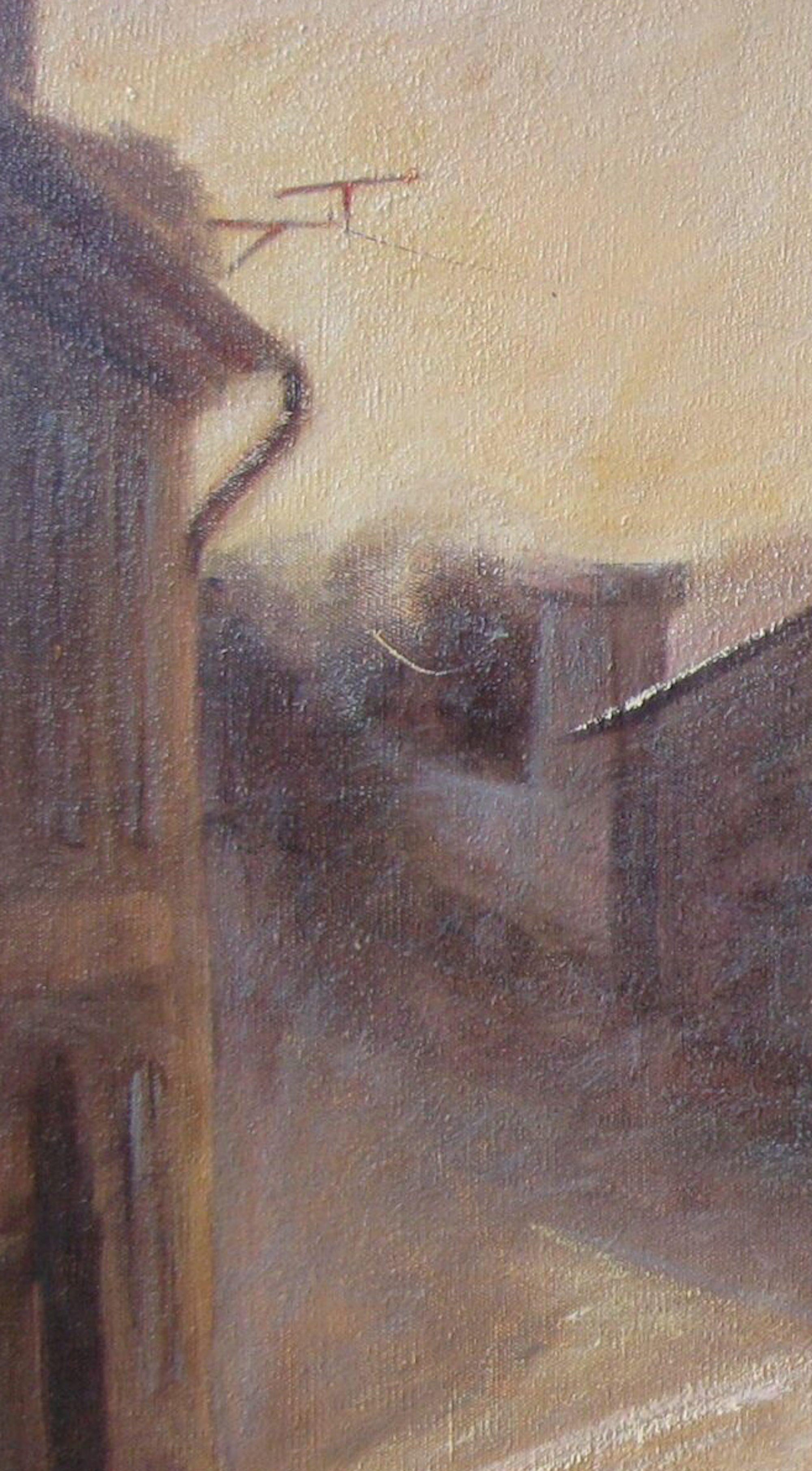 Zwei Brüder von Valérie de Sarrieu - Öl auf leinwand malerei, landschaft, pastell im Angebot 4