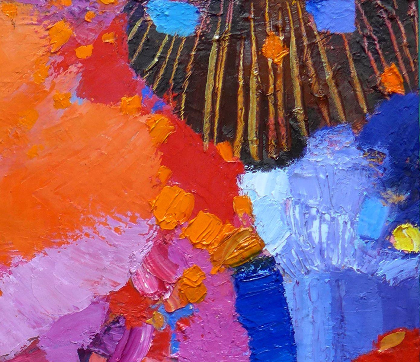 The Colors Throw A Party, Painting, Oil on Canvas 2