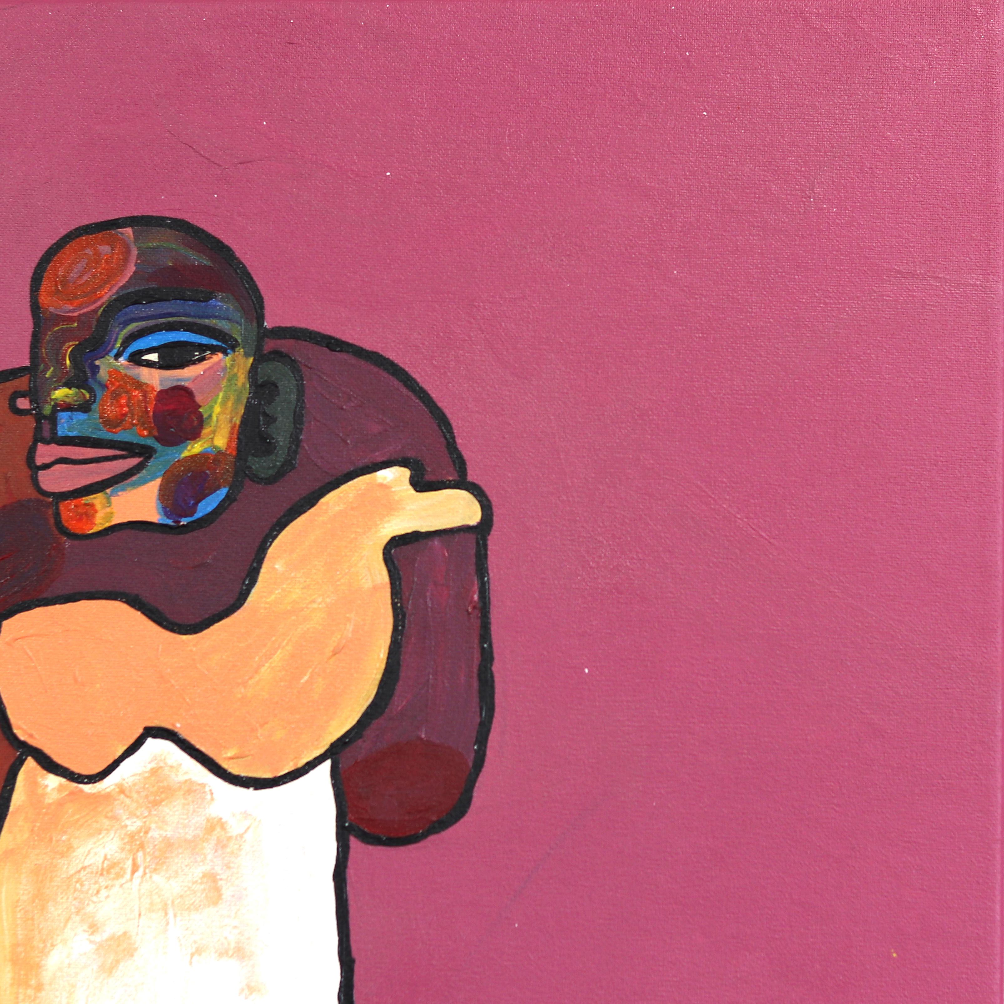 L'approccio unico di Valerie Etitinwo alla pittura figurativa astratta celebra la bellezza non convenzionale che si trova nell'imperfezione e nella goffaggine. L'artista nigeriano-svizzero utilizza colori audaci e forme disordinate per creare opere