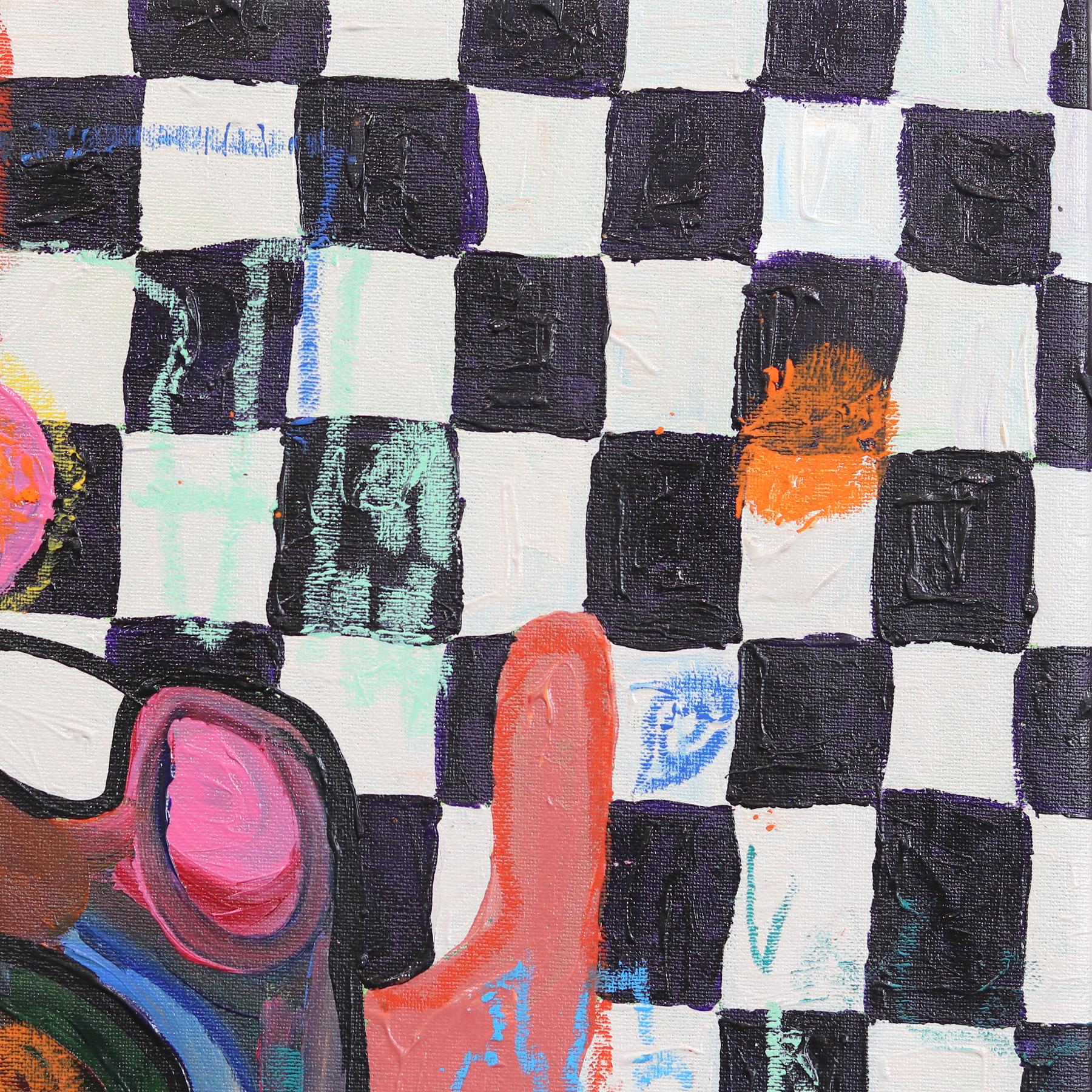 L'approccio unico di Valerie Etitinwo alla pittura figurativa astratta celebra la bellezza non convenzionale che si trova nell'imperfezione e nella goffaggine. L'artista nigeriano-svizzero utilizza colori audaci e forme disordinate per creare opere
