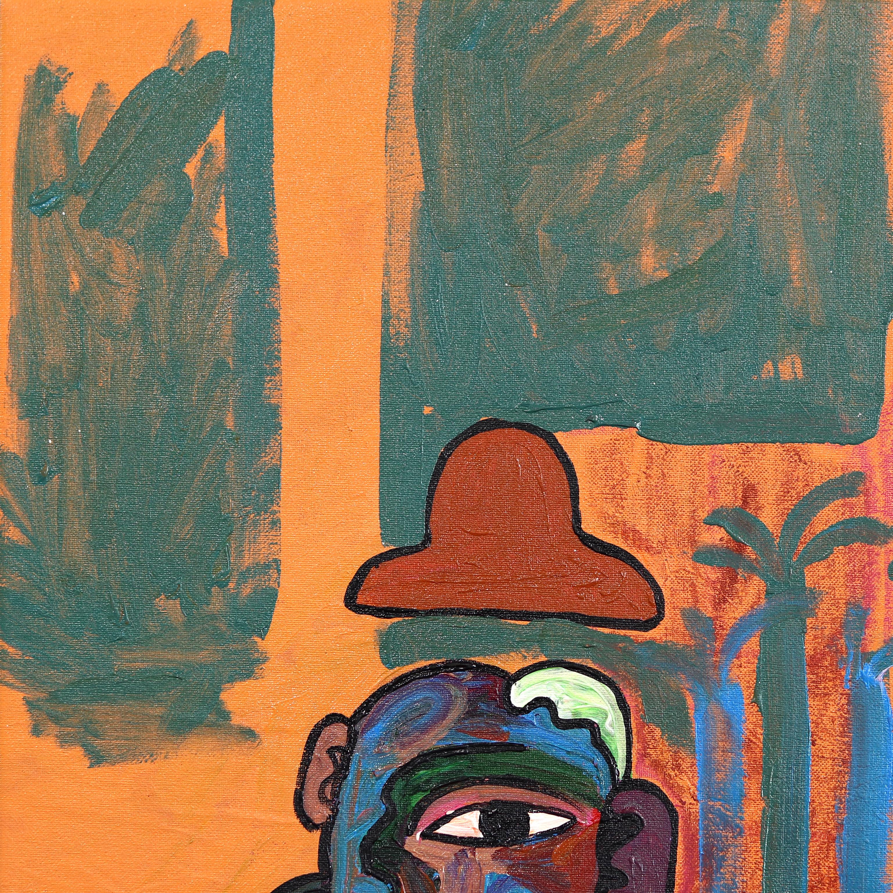 El enfoque único de Valerie Etitinwo de la pintura figurativa abstracta celebra la belleza poco convencional que se encuentra en la imperfección y la torpeza. La artista nigeriano-suiza utiliza colores llamativos y formas desordenadas para crear