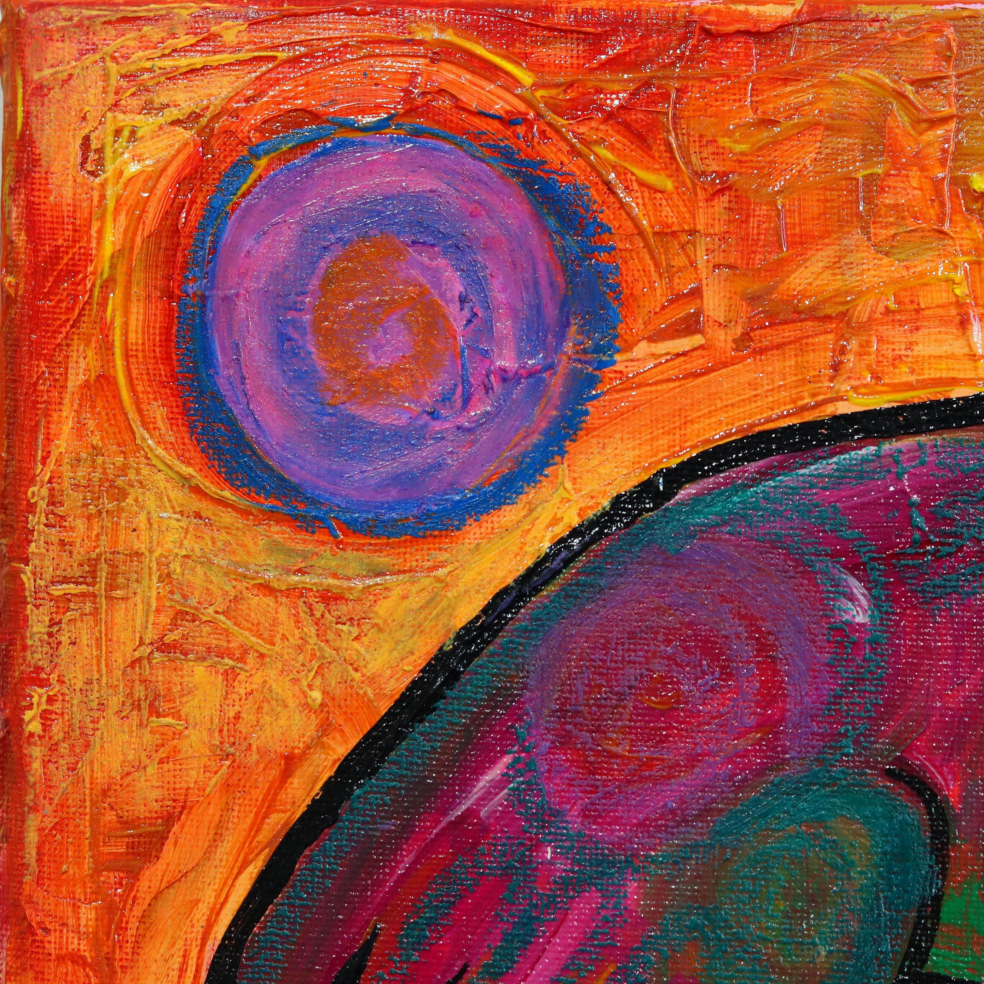 El enfoque único de Valerie Etitinwo de la pintura figurativa abstracta celebra la belleza poco convencional que se encuentra en la imperfección y la torpeza. La artista nigeriano-suiza utiliza colores llamativos y formas desordenadas para crear
