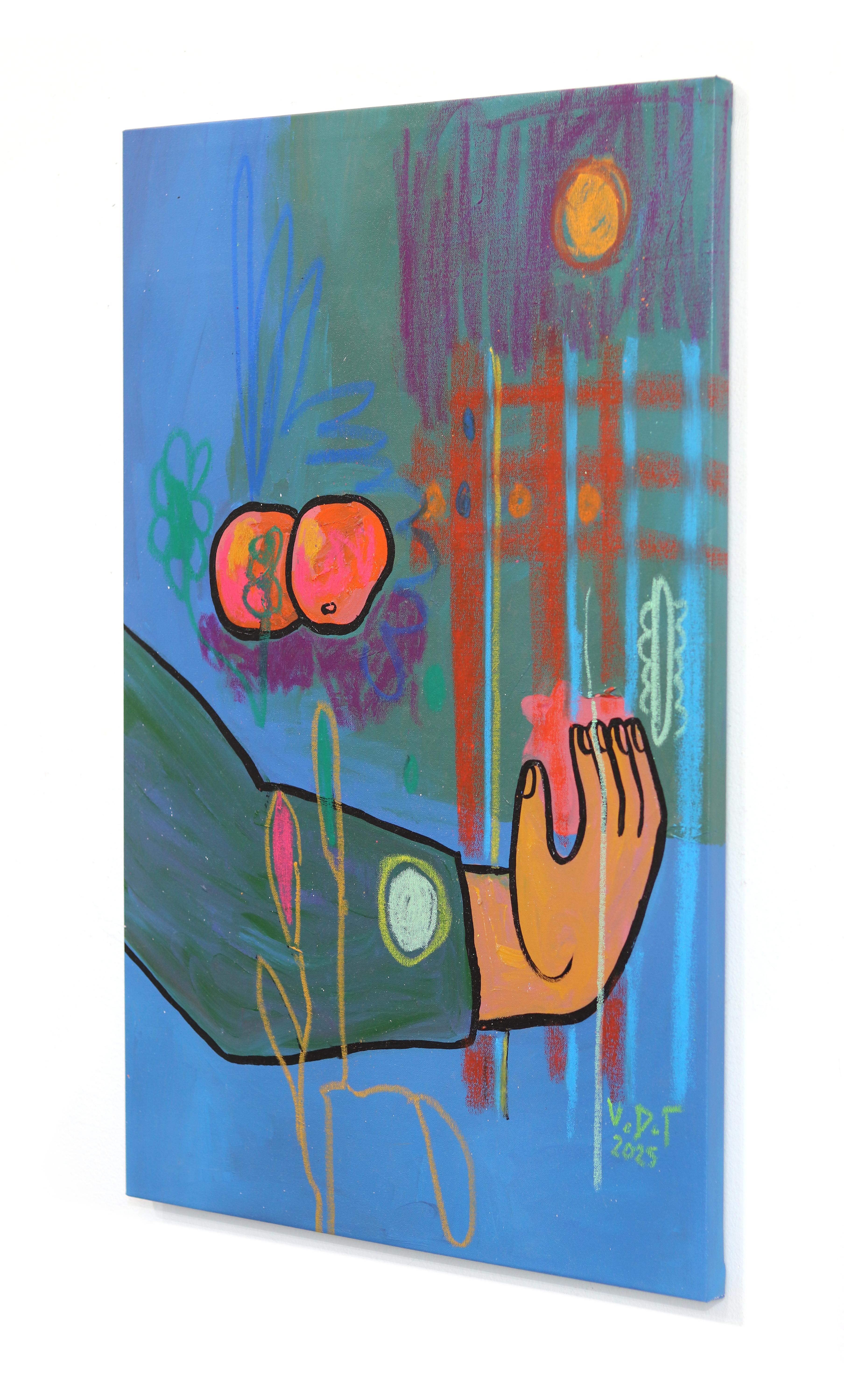 Valerie Etitinwo's unique approach to abstract figurative painting celebrates the unconventional beauty found in imperfection and awkwardness. The Nigerian-Swiss artist uses bold colors and disorganized shapes to create captivating artworks that