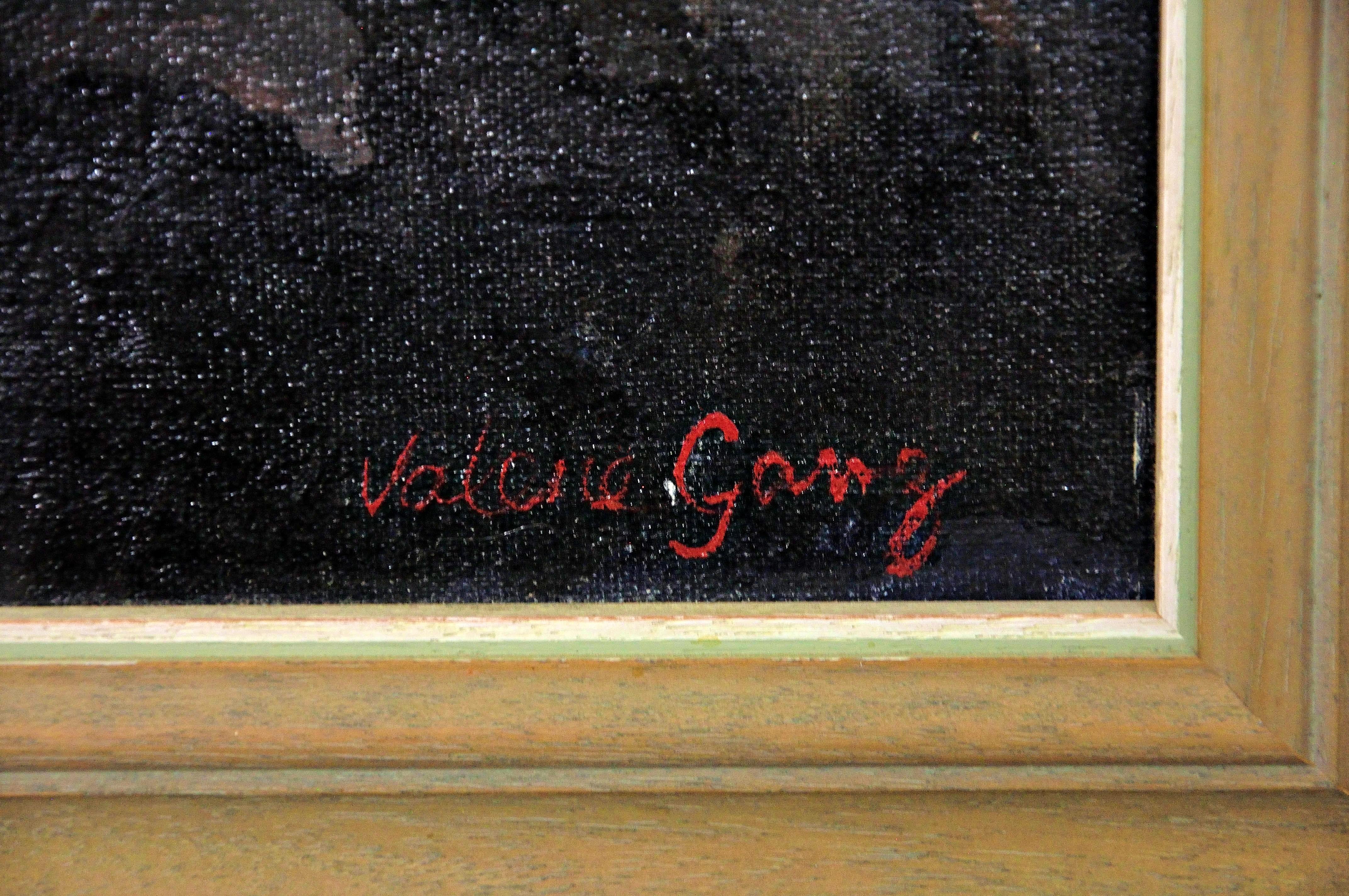 Fuoco! L'innesco e la detonazione di esplosivi nel sottosuolo da parte dei minatori gallesi - Painting Realismo di Valerie Ganz
