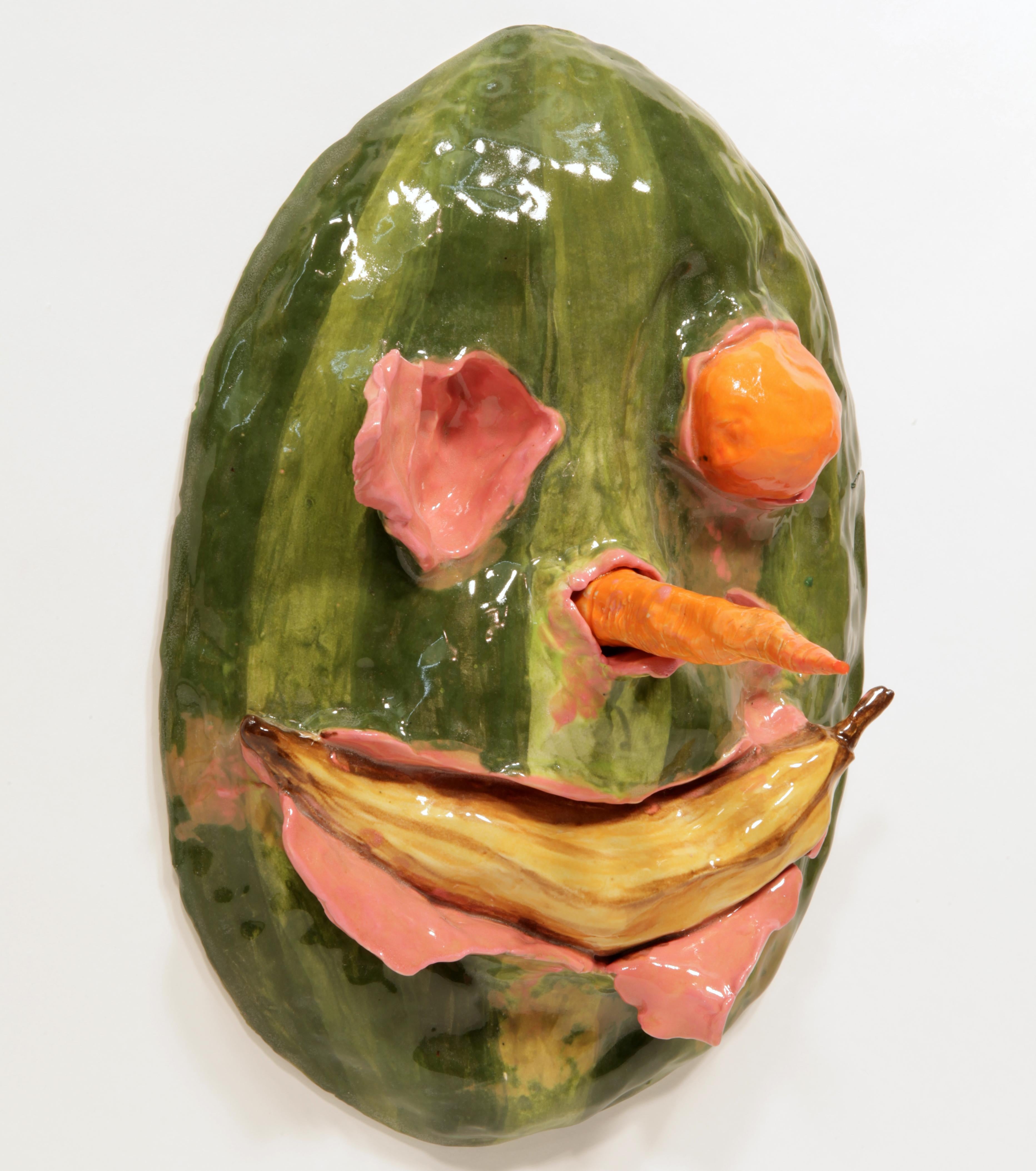 Watermelon Head with Banana Smile