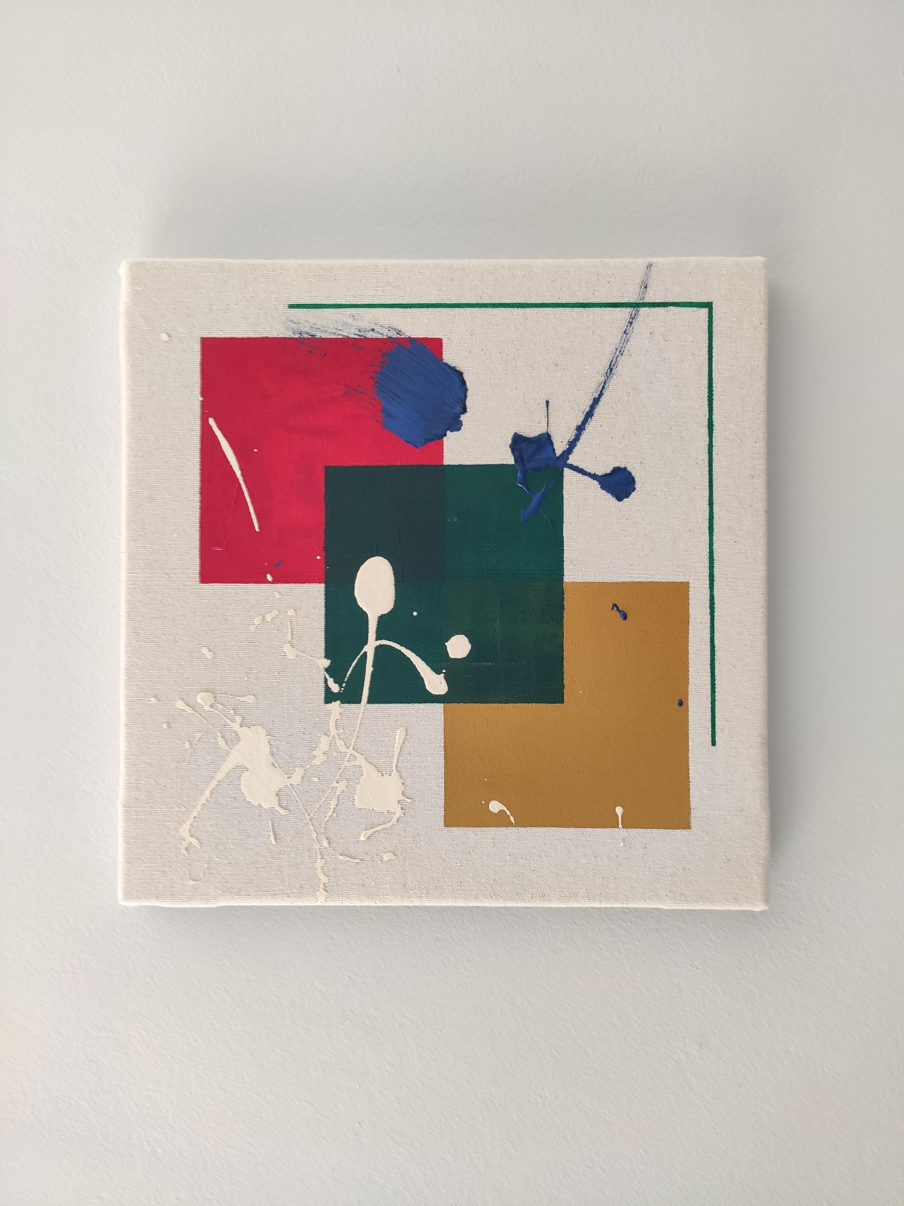 ABSTRACT Geometrische Farben Kunstwerk Contemporary Artist Valerie Hudtwalcker 2024 im Angebot 4