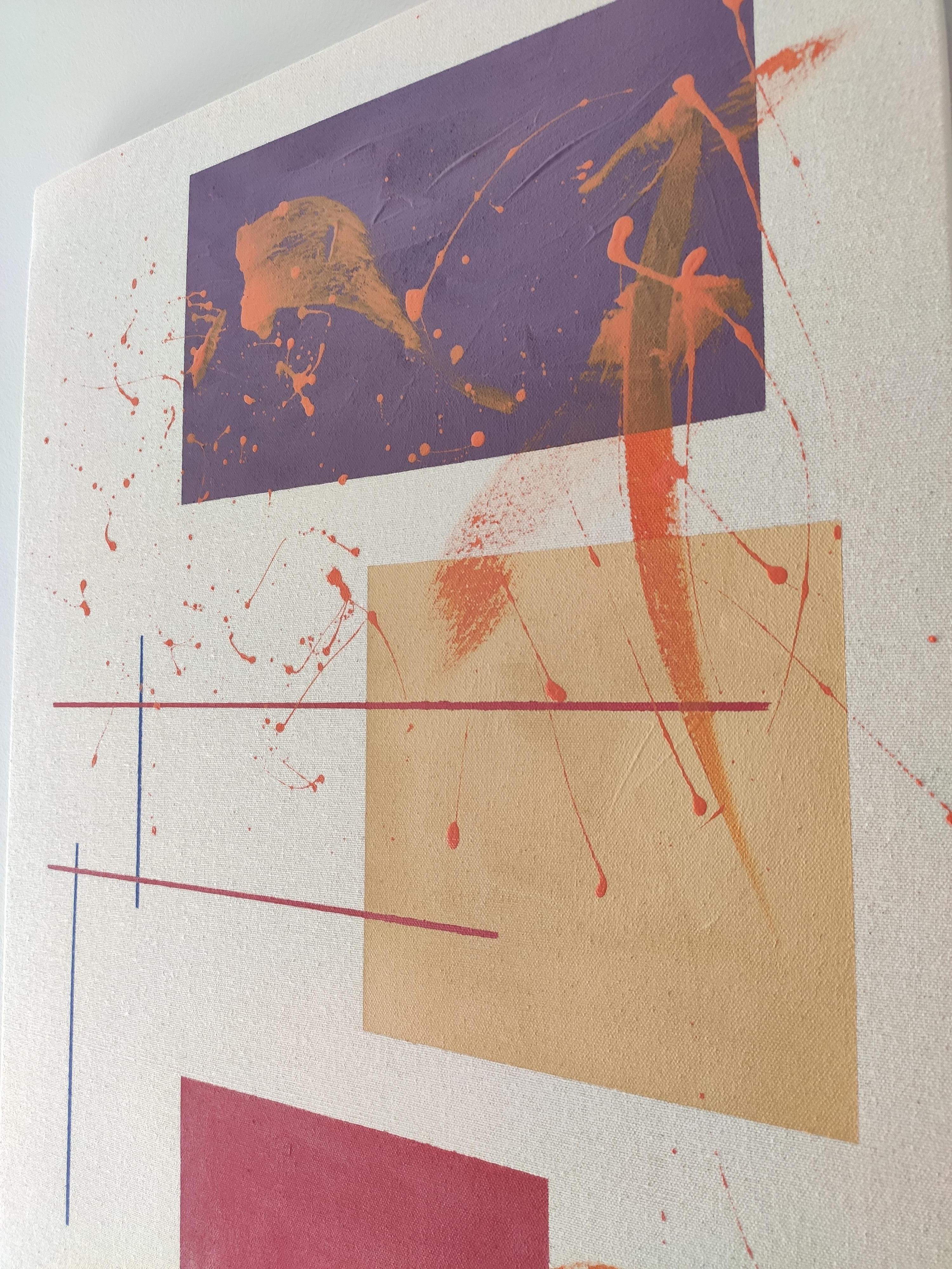 ABSTRACT Geometric Colors Opera d'arte dell'artista contemporanea Valery Hudtwalcker 2024 in vendita 2