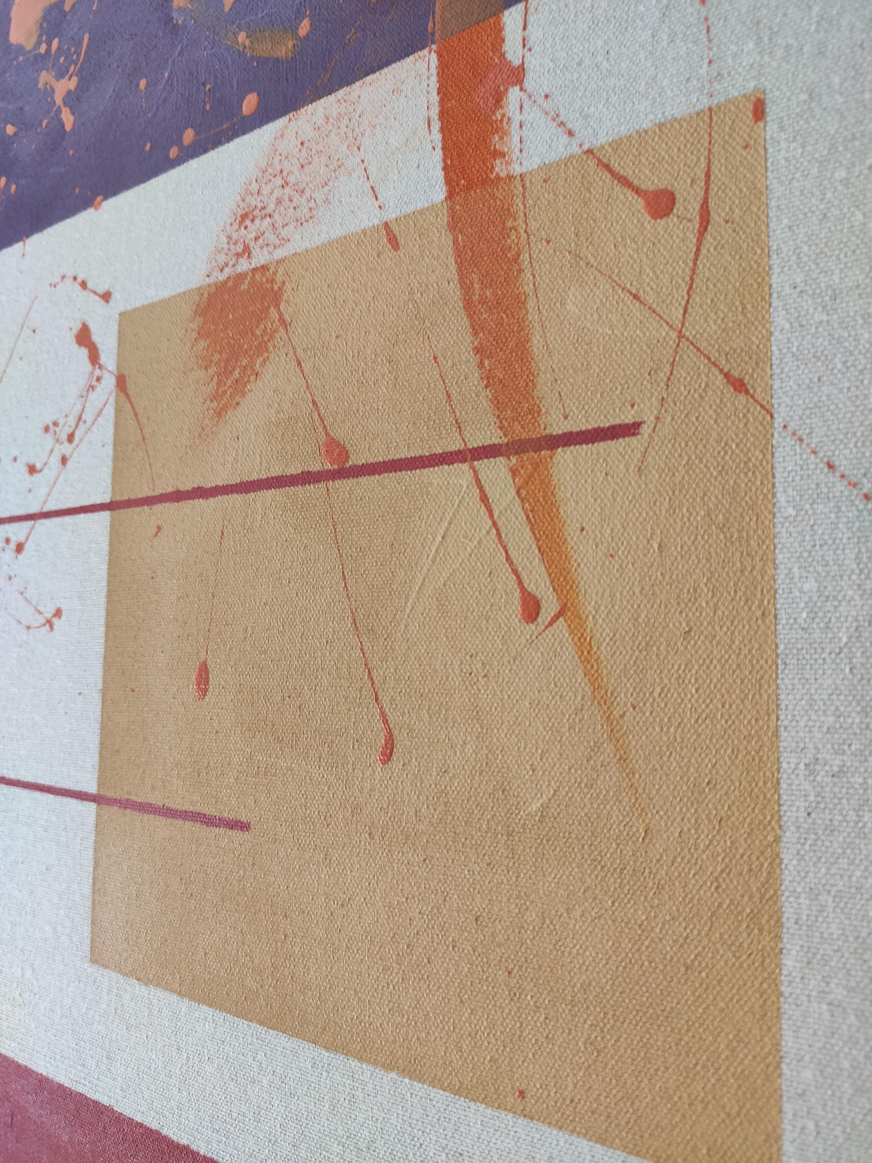 ABSTRACT Geometric Colors Opera d'arte dell'artista contemporanea Valery Hudtwalcker 2024 in vendita 3