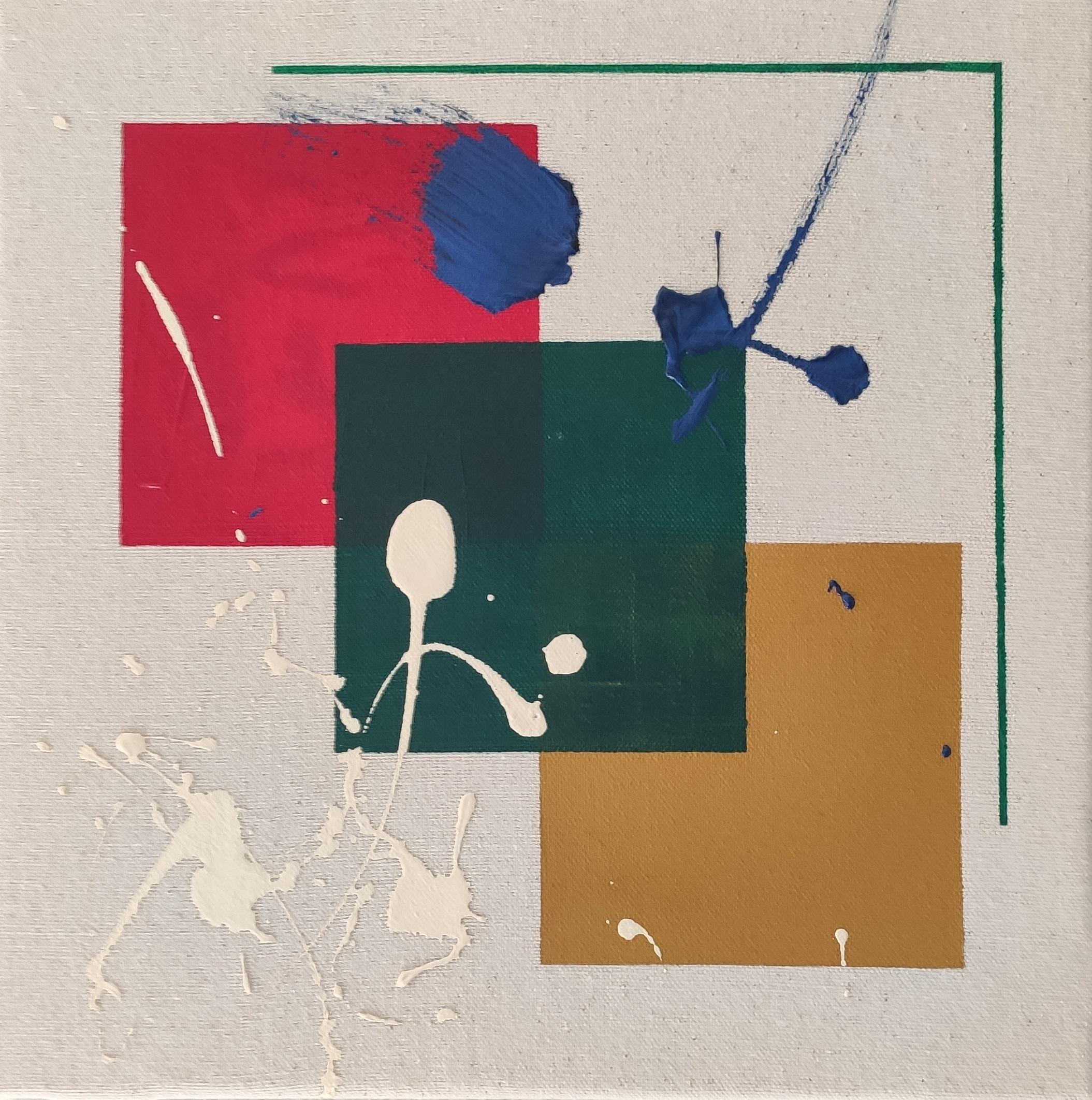 ABSTRACT Geometric Colors Artwork Contemporary Artist Valerie Hudtwalcker 2024