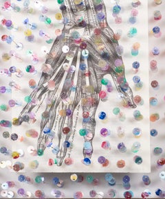 3D Work on paper: 'The Hand'