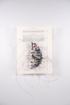 Obra en 3D sobre papel: 'El cráneo humano, lado derecho'