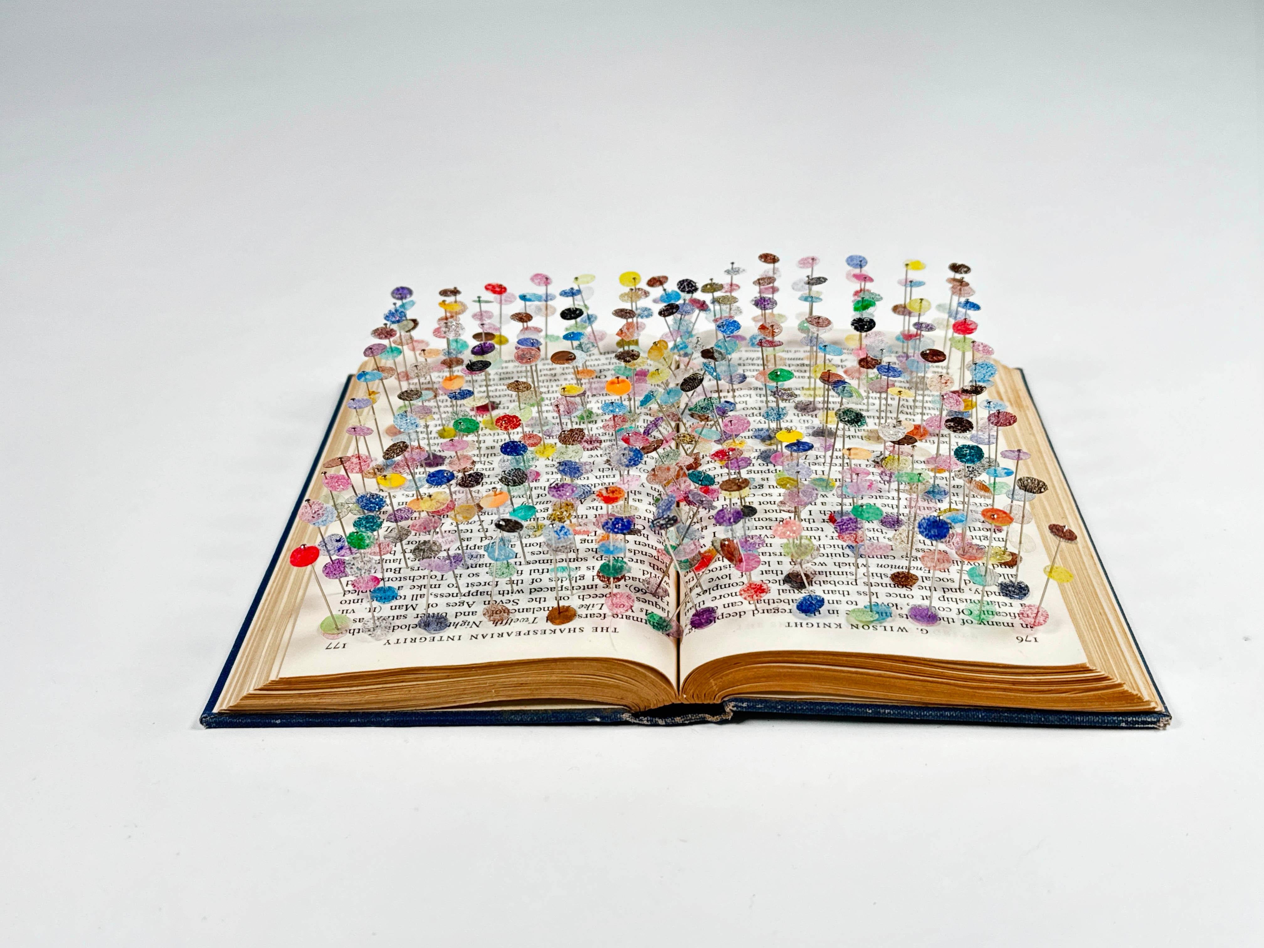 Book sculpture: 'Shakespearian Integrity' - Sculpture by Valerie Huhn