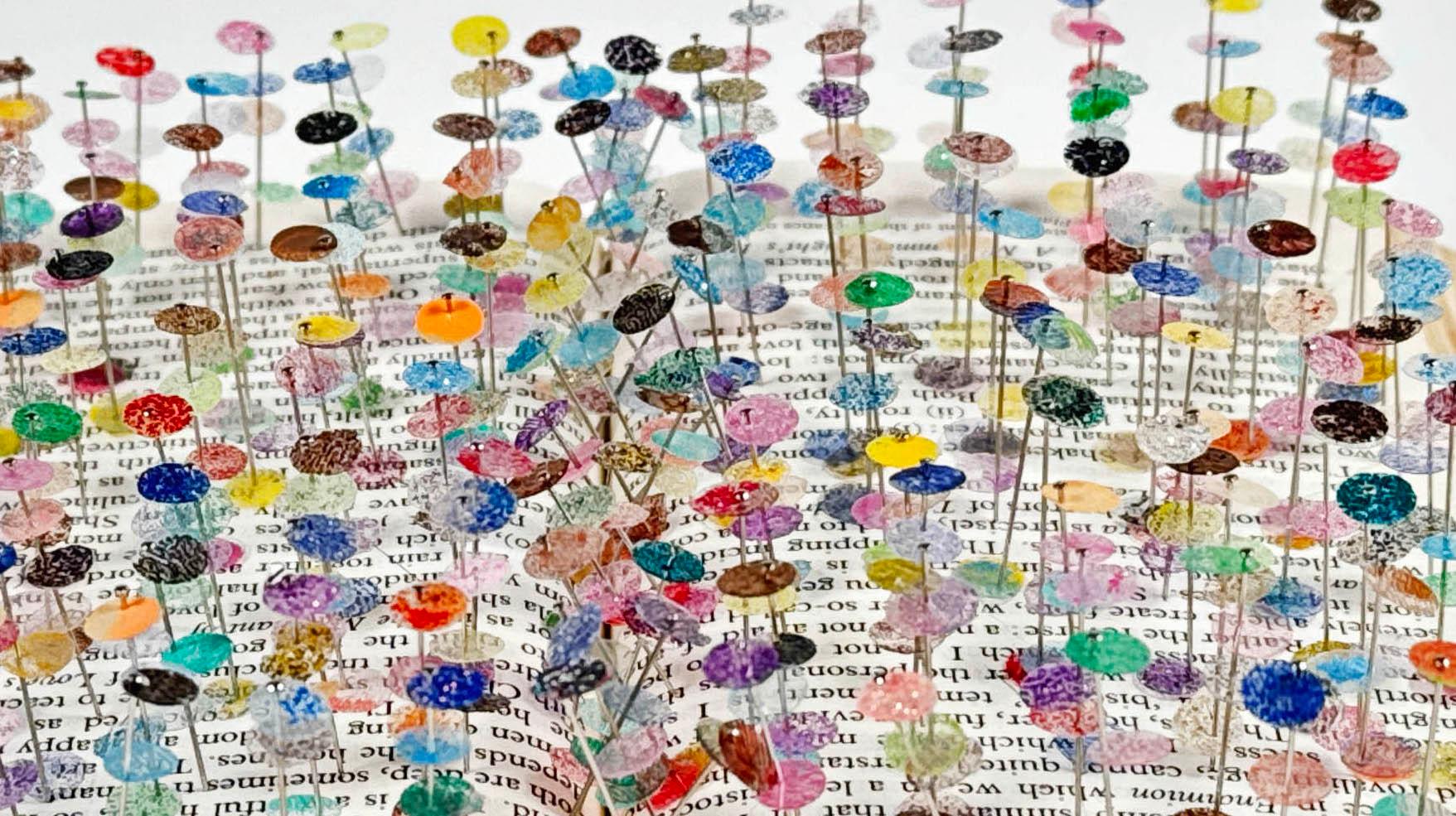 Book sculpture: 'Shakespearian Integrity' - Contemporary Sculpture by Valerie Huhn