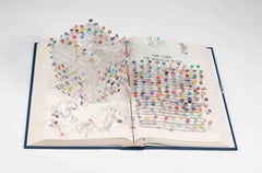 Fingerprint book Sculpture: "Against the Loveless World" by Susan Abulhawa
