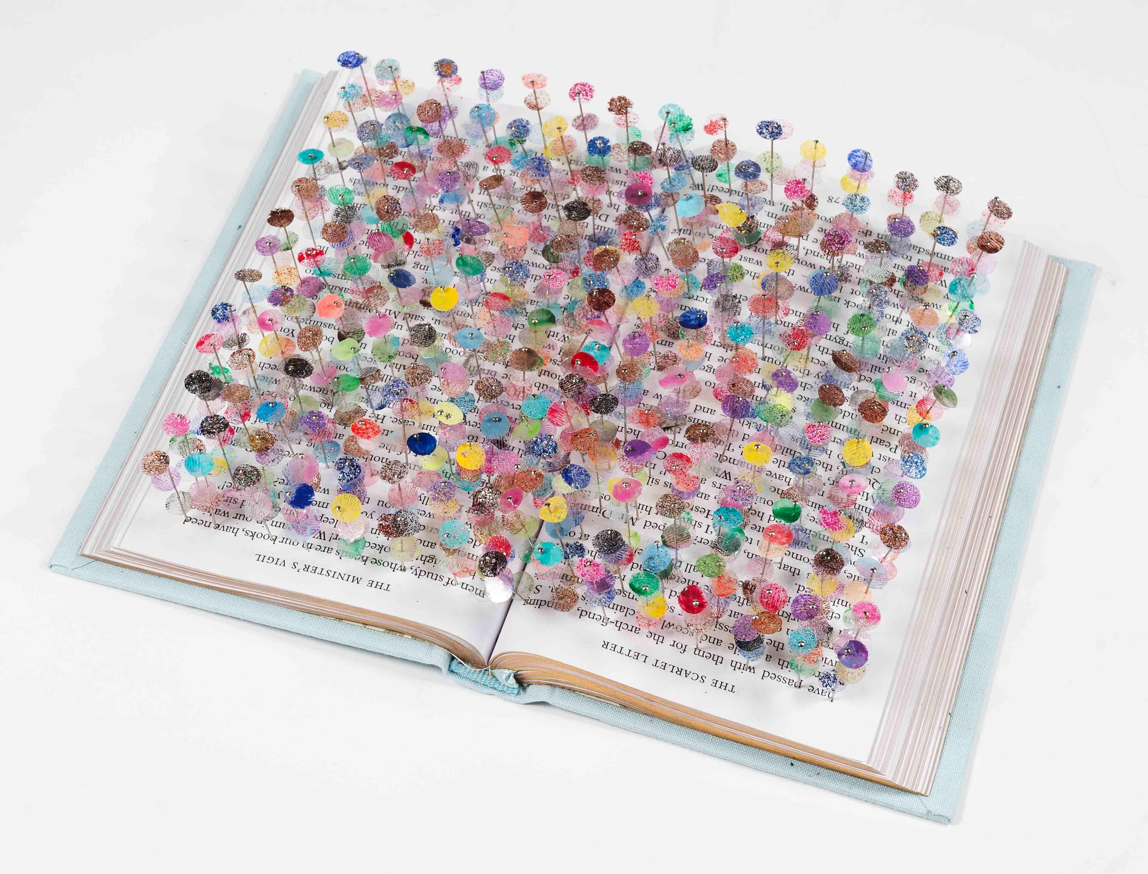 Fingerprint Book Sculpture: 