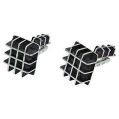 Used Valerie Jo Coulson, Architectural Sterling Silver Cufflinks