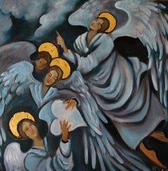 Angels, Painting, Oil on Canvas