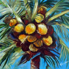 Coconuts 1, Painting, Oil on Canvas