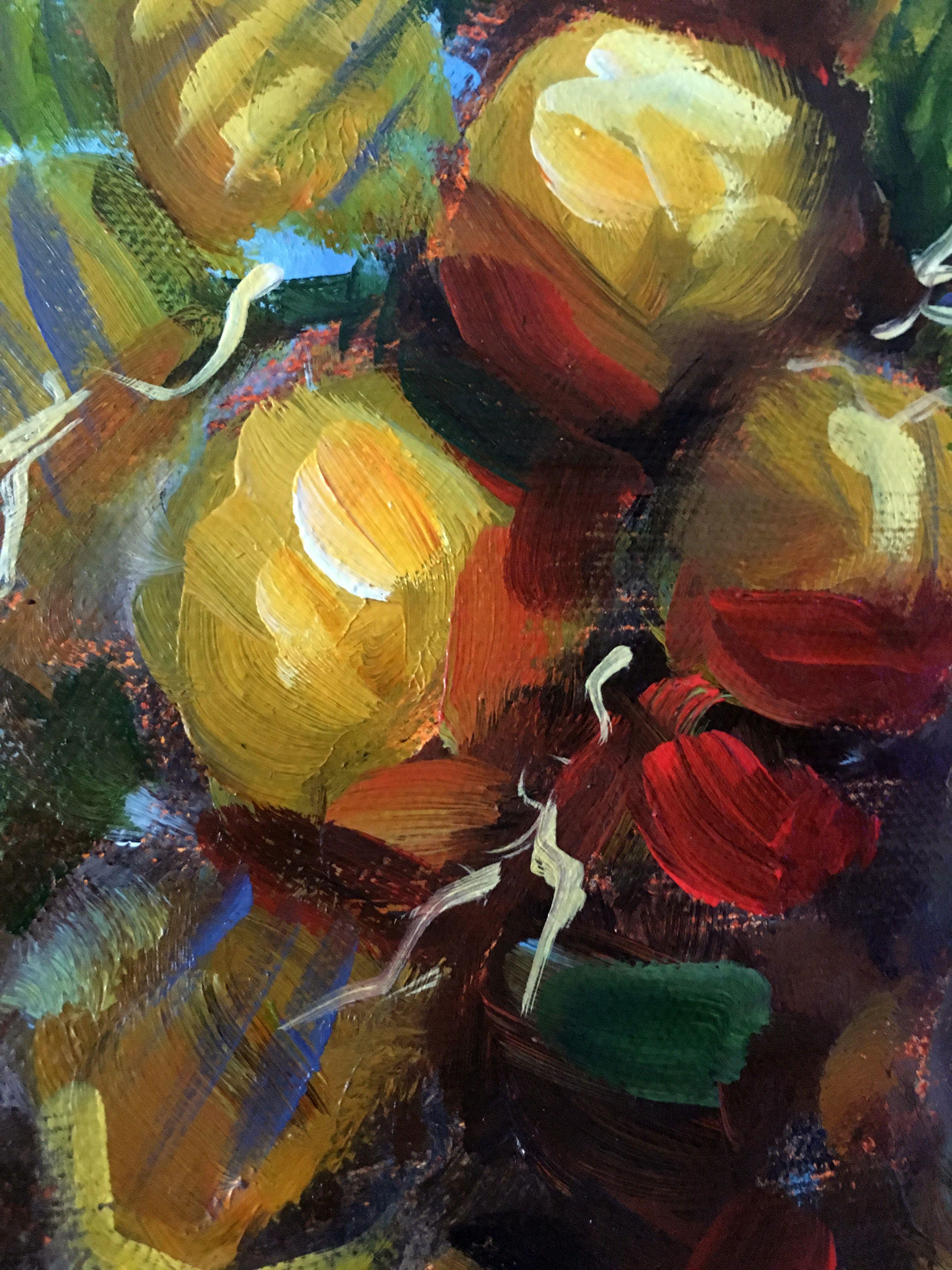 Die Pleinair-Serie und die Quadratfuß-Kunstserie sind noch nicht abgeschlossen. Ich habe bestimmte Themen, die sich durch meine gesamte künstlerische Laufbahn ziehen und die ich unbedingt malen muss. So wie ich gerade einige große kubische abstrakte