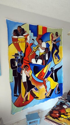 Colores Salsa, Painting, Acrylic on Canvas