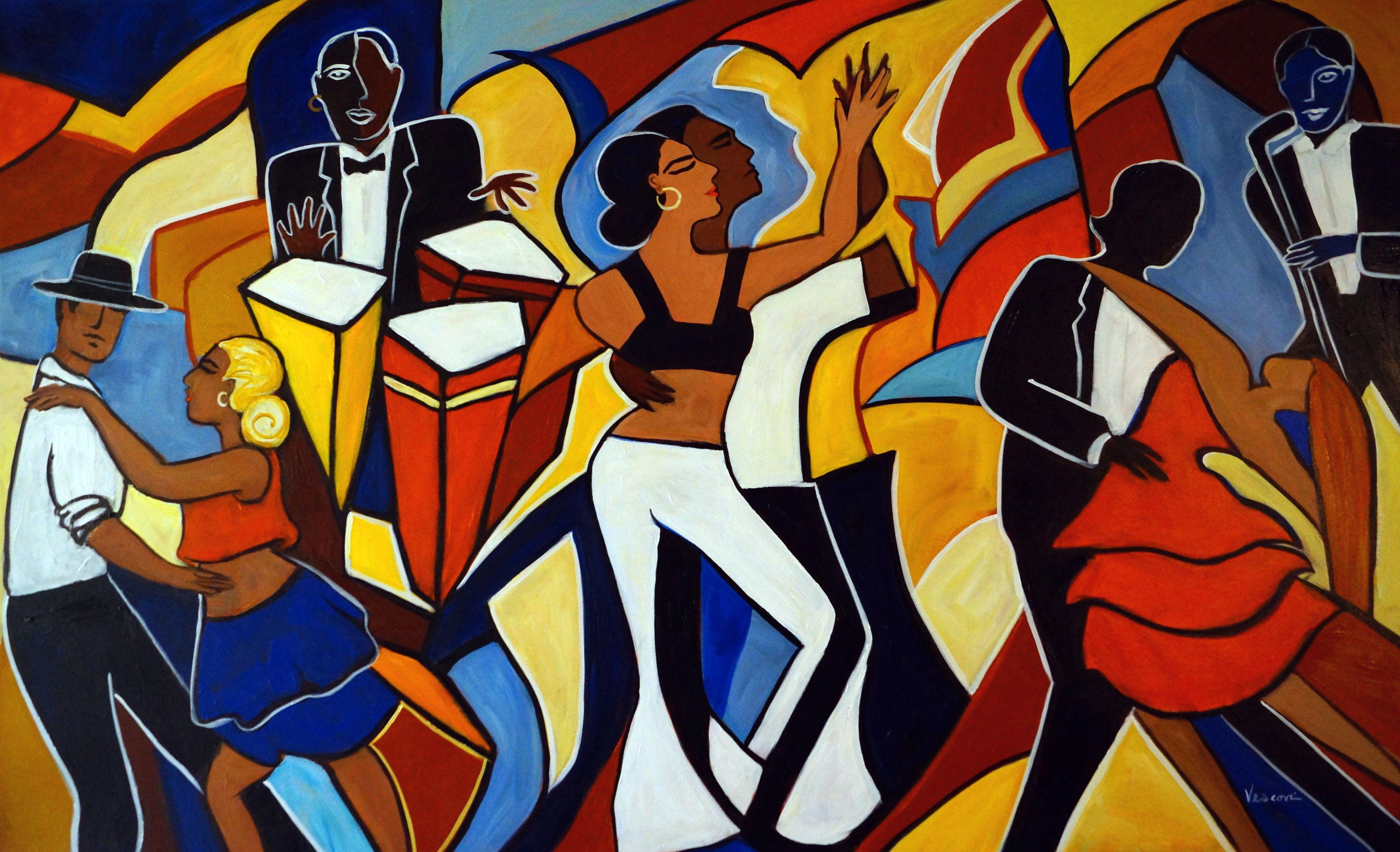 Crazy Hot, Pittura, Acrilico su tela - Painting di Valerie Vescovi