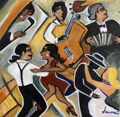 Earthy Tango, Painting, Oil on Canvas