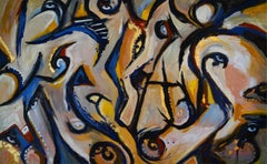 Ojos en nosotros, Pintura, Acrílico sobre lienzo