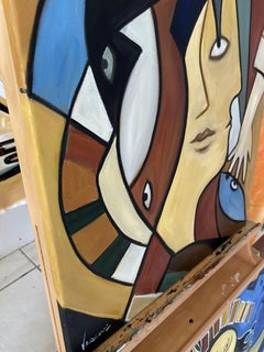 Homme RÃªvant, Pintura, Oleo sobre lienzo