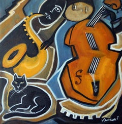 Just Jazz, Painting, Oil on Canvas