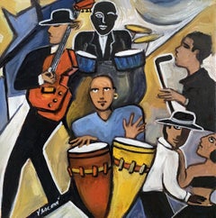 Latin Rhythms, Painting, Oil on Canvas