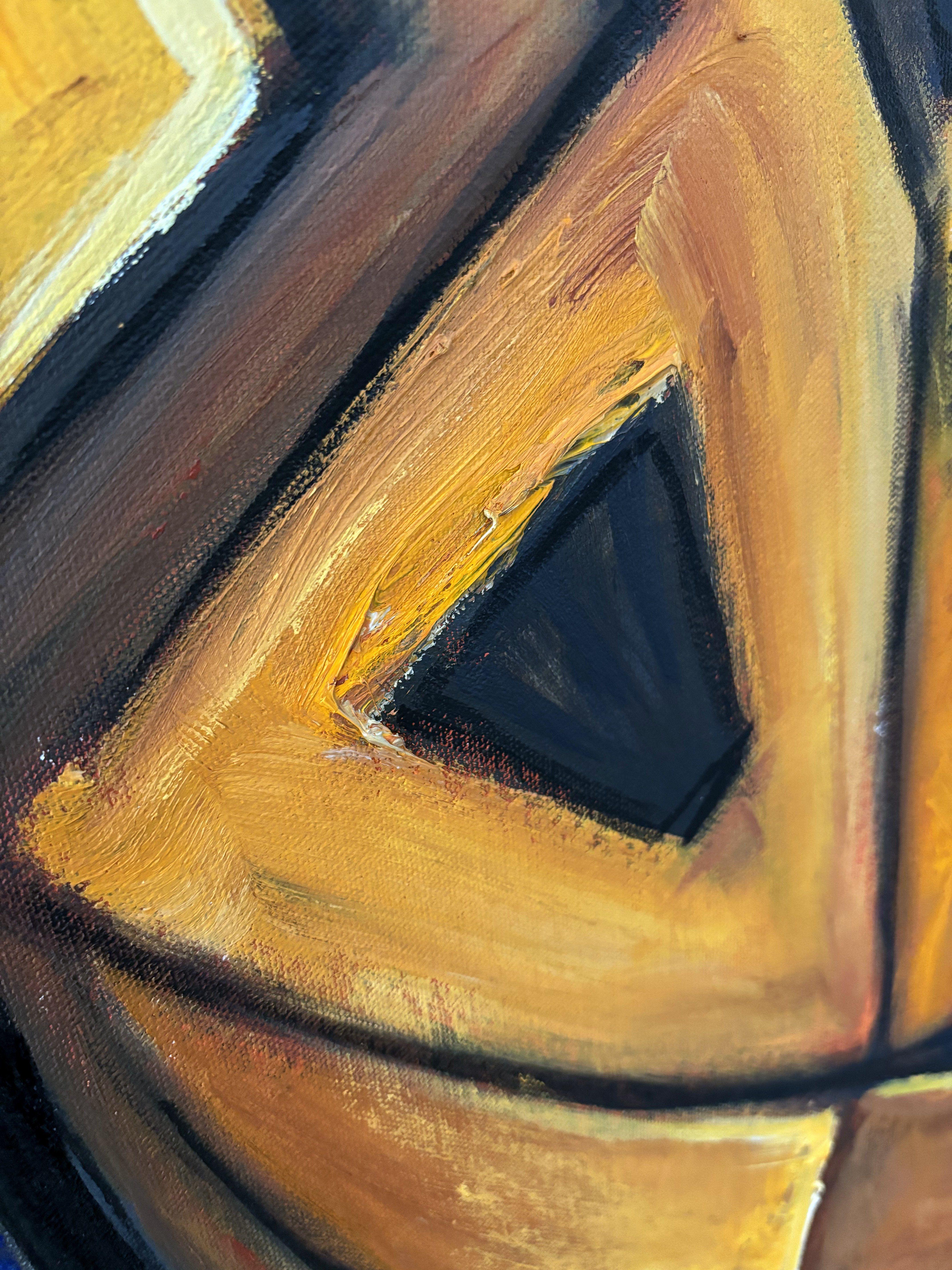 MUSICA, Pittura, Olio su tela - Painting Espressionismo astratto di Valerie Vescovi