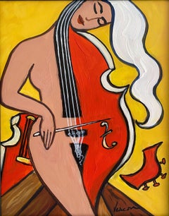 Sonata Roja, Pintura, Acrílico sobre panel MDF