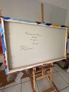 Ritmos de Plata, Painting, Acrylic on Canvas