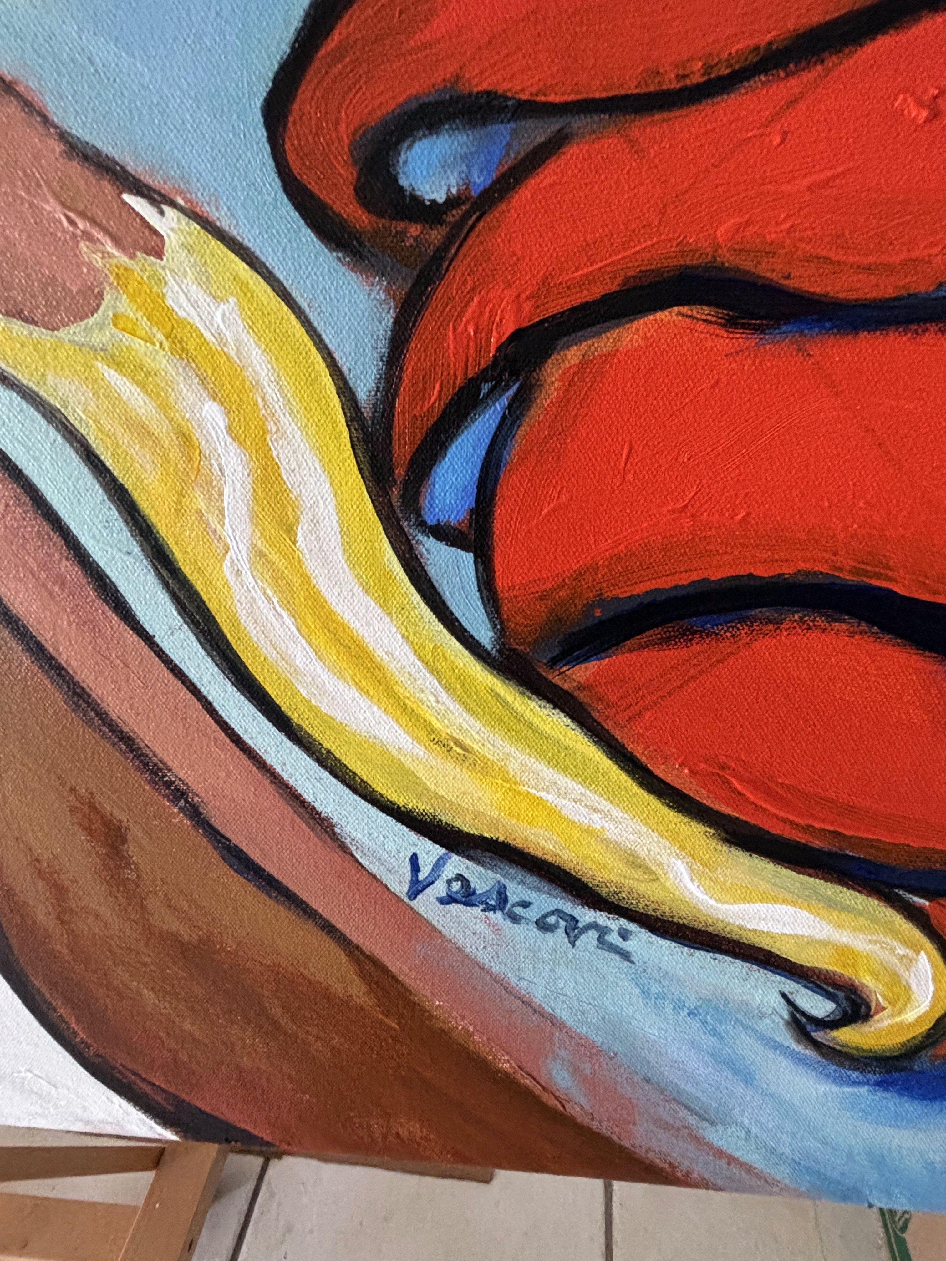 Ritmos de Plata, Pintura, Acrílico sobre lienzo en venta 1
