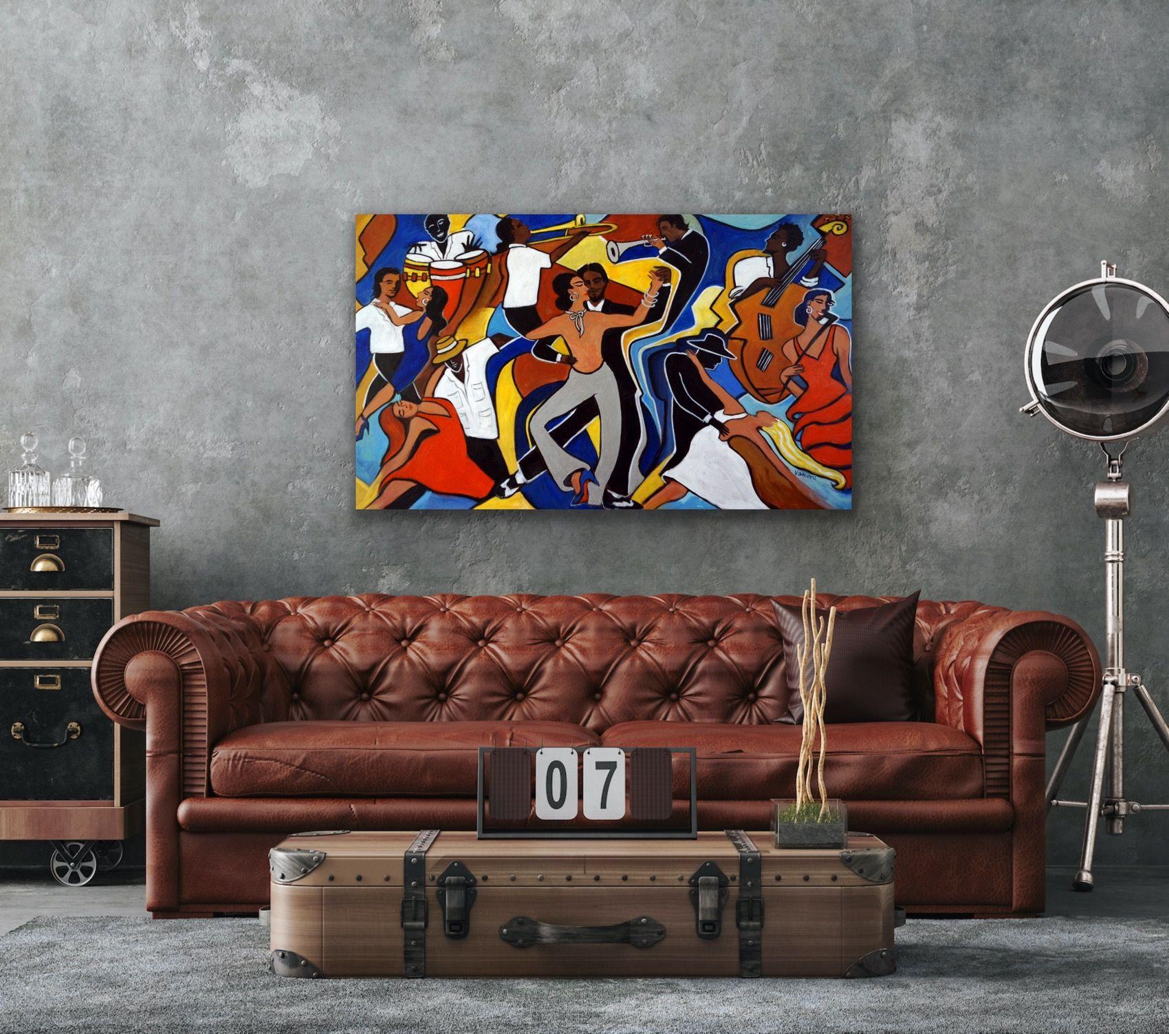 Ritmos de Plata, Pintura, Acrílico sobre lienzo en venta 2