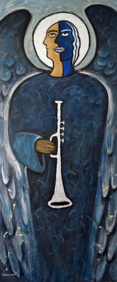 San Gabe, Pintura, Óleo sobre lienzo