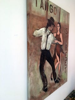 Tango Street, Painting, Acrylic on Canvas