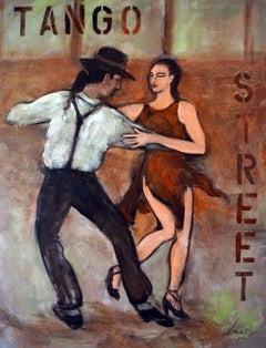 Tango Street, Painting, Acrylic on Canvas